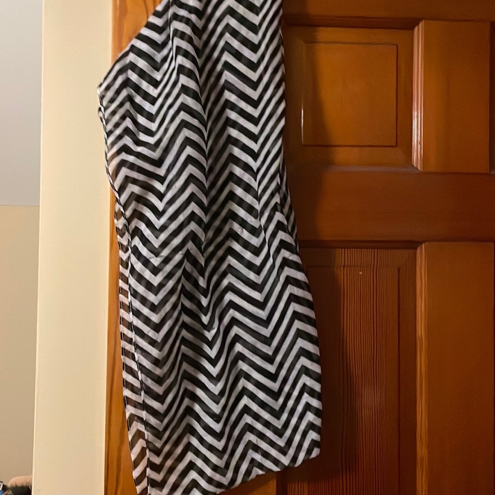 Black and White Scarf